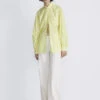 Rag & Bone Maxine Shirt - Fresh Lime Stripe 1 Rag & Bone Maxine Shirt - Fresh Lime Stripe -MOTHER || FRAME || RAILS Sales Store Maxine Cotton Poplin Button Down Shirt 730