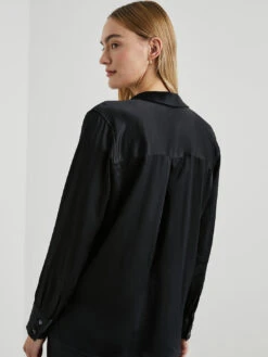 RAILS Nissa Shirt - Black -MOTHER || FRAME || RAILS Sales Store NISSA BLACK 1
