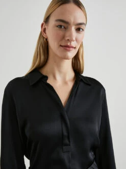 RAILS Nissa Shirt - Black -MOTHER || FRAME || RAILS Sales Store NISSA BLACK 5