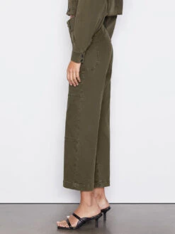 FRAME Pocket Utility Pant - Washed Fatigue -MOTHER || FRAME || RAILS Sales Store OPUPT328 WASHED FATIGUE FRSP22EC WOMENS DAY 01 0033HR