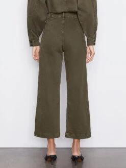 FRAME Pocket Utility Pant - Washed Fatigue -MOTHER || FRAME || RAILS Sales Store OPUPT328 WASHED FATIGUE FRSP22EC WOMENS DAY 01 0038HR