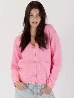 Stella Jewel Cardigan - Pink