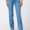 Paige Sloane Low Straight Jean - Bliss -MOTHER || FRAME || RAILS Sales Store SloaneWithRawHemBlissDistressedFront FINISHED
