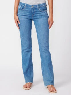 Paige Sloane Low Straight Jean - Bliss