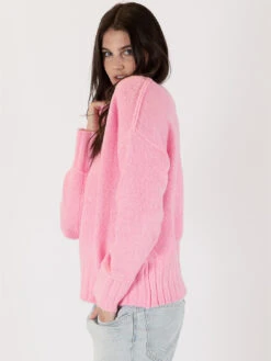 Tanya Crew Sweater -MOTHER || FRAME || RAILS Sales Store TANYA F23 PINK 2