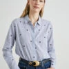 RAILS Taylor Shirt - Flocked Daisy -MOTHER || FRAME || RAILS Sales Store TAYLOR FLOCKEDDAISIES 1