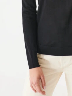 Long Sleeve Merino Crew Sweater - Black -MOTHER || FRAME || RAILS Sales Store W116C02L 001 136661 800x 93f160d1 34a0 42b2 812b cab4a8f83a1e