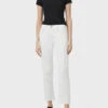 Rag & Bone Harlow Mid Rise Straight Jean - White -MOTHER || FRAME || RAILS Sales Store WDD23S2934CPOW 100 A 1