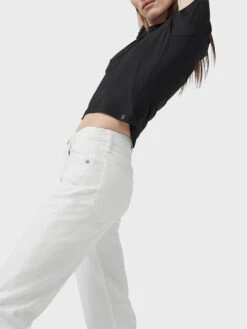 Rag & Bone Harlow Mid Rise Straight Jean - White -MOTHER || FRAME || RAILS Sales Store WDD23S2934CPOW 100 G 2 1