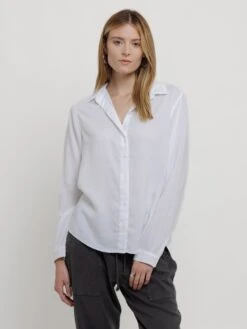 Button Down Shirt - White
