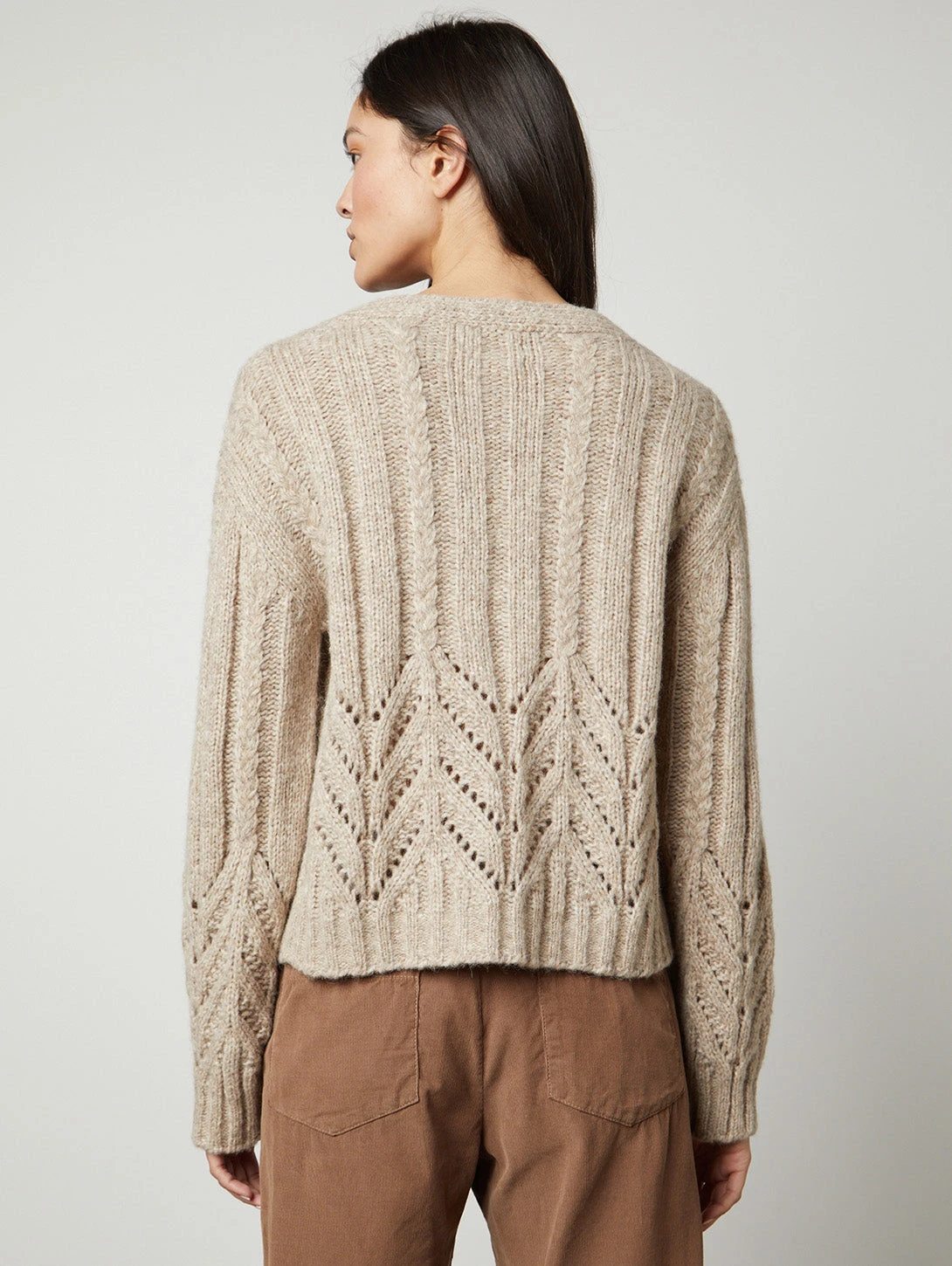 Velvet Hazel Cable Cardigan 7 Velvet Hazel Cable Cardigan - Image 5