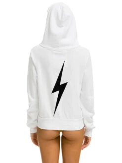 Bolt Zip Hoodie - White -MOTHER || FRAME || RAILS Sales Store bolt hoodie white hoodie aviator nation 125064 3000x e6a571a1 830c 4534 9e82 7b22b0a0335e