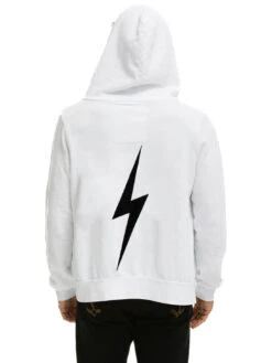 Bolt Zip Hoodie - White -MOTHER || FRAME || RAILS Sales Store bolt hoodie white hoodie aviator nation 721932 3000x 4c75ba68 2504 4e6a be0f 503491e7411c