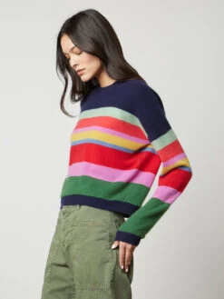 Velvet Kacey Stripe Sweater -MOTHER || FRAME || RAILS Sales Store cash class kacey06 multi brylie05 vine 0021