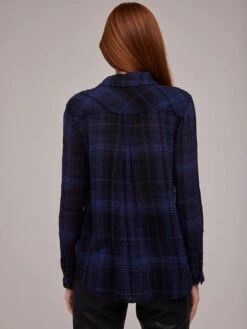 Classic Button Down Shirt - Admiral Blue Plaid -MOTHER || FRAME || RAILS Sales Store classic button down admiral blue plaid 760239 1080x 6142c74f ef68 4850 8507 439d31e36952