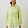 RAILS Janae Plaid Shirt- Lime -MOTHER || FRAME || RAILS Sales Store lime plaid