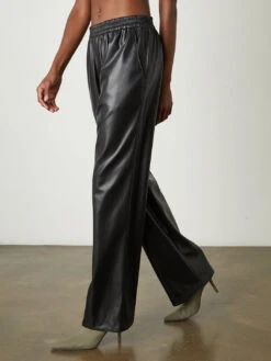 Velvet Jenna Pant - Black -MOTHER || FRAME || RAILS Sales Store vegan leather jenna05 black 1218 ws